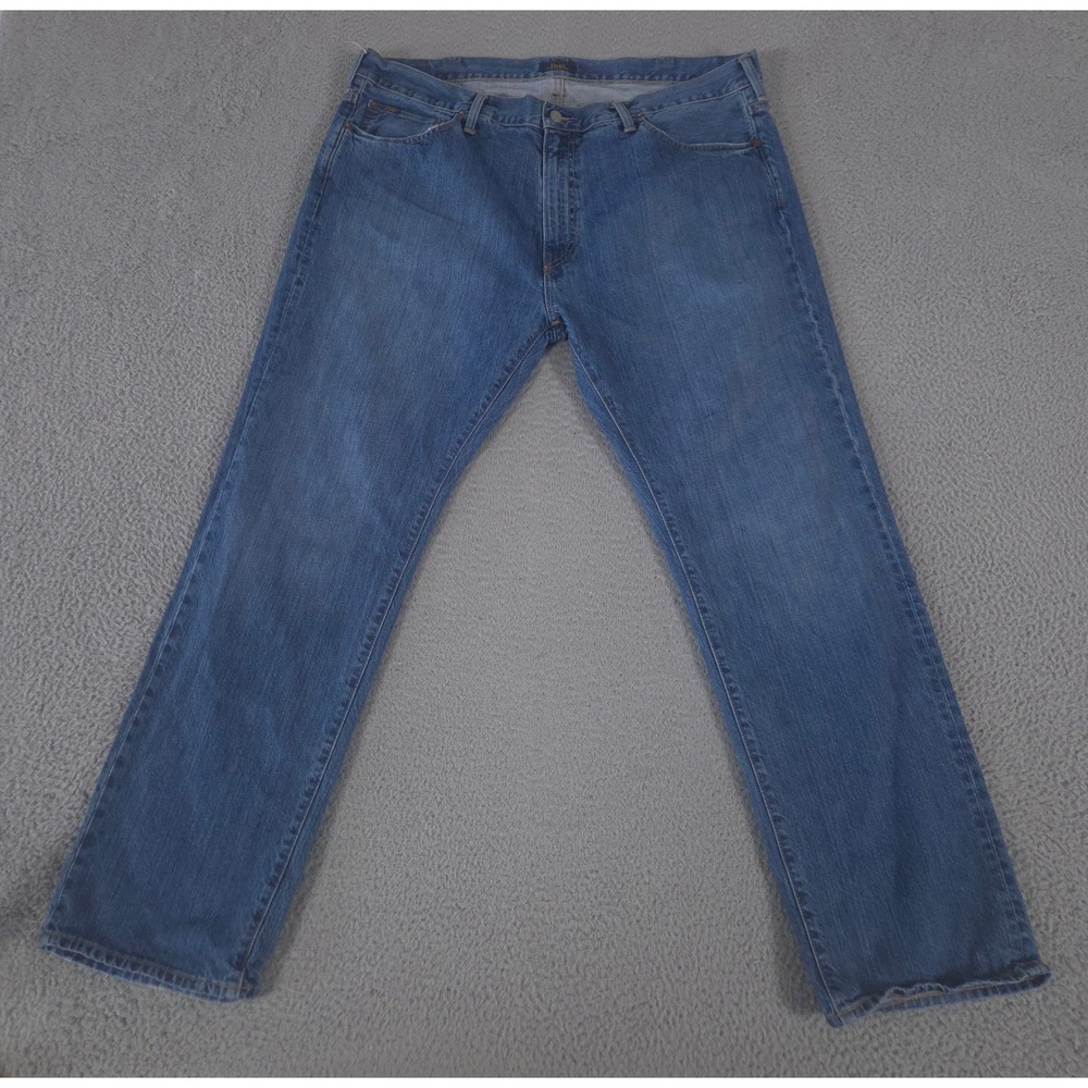 Polo Ralph Lauren Jeans Mens 42x32 Blue‎ Straight Leg Denim 100% Cotton Classic